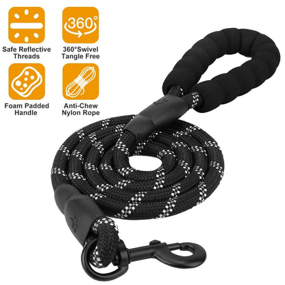 5 Ft. Dog Leash with Foam Handle DailySale