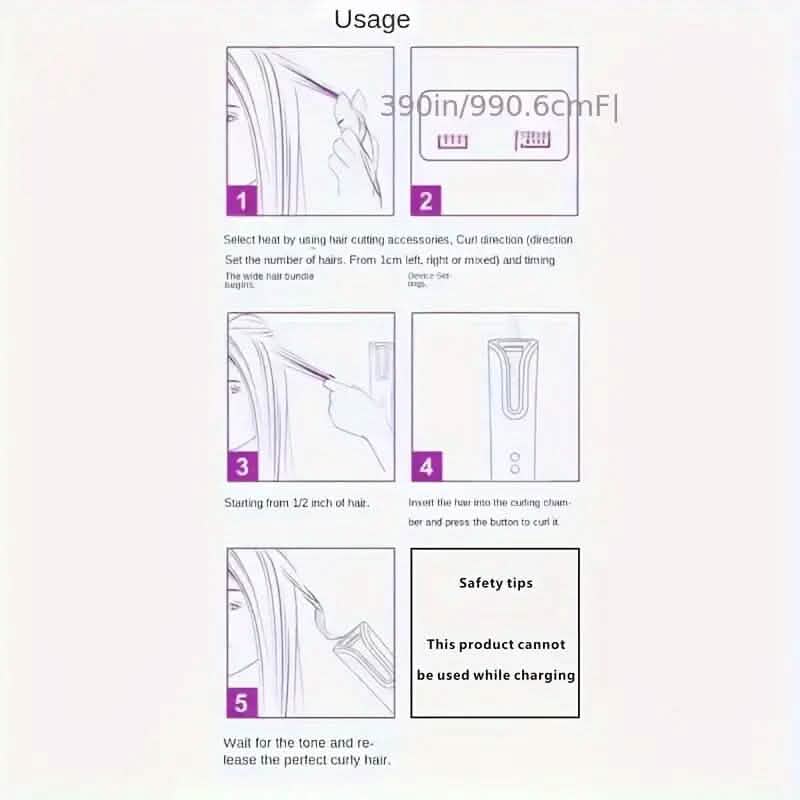 5 Heat Settings Auto-Curler for Luscious Locks DailySale