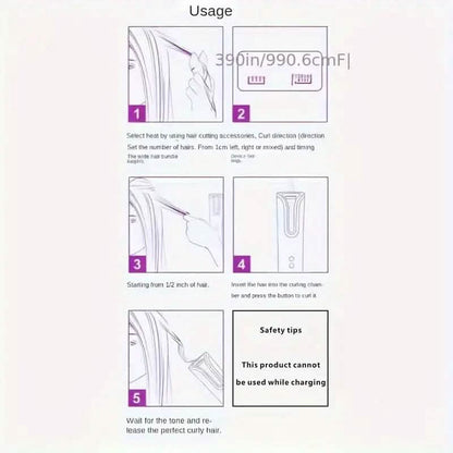 5 Heat Settings Auto-Curler for Luscious Locks DailySale