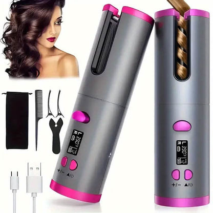 5 Heat Settings Auto-Curler for Luscious Locks DailySale
