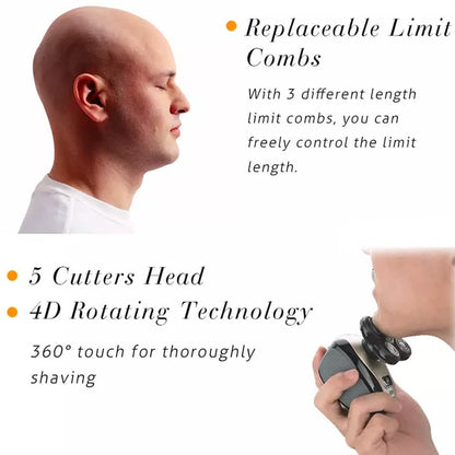 5-in-1 4D Rotary Electric Shaver Beard Trimmer DailySale