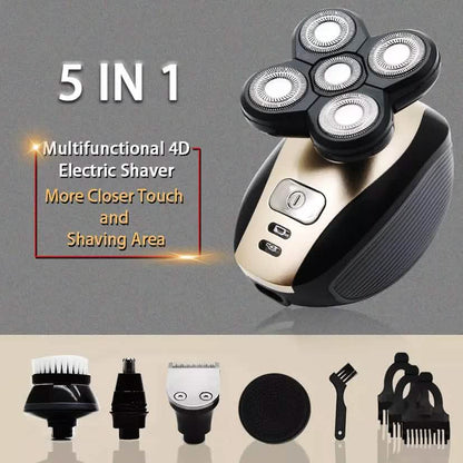 5-in-1 4D Rotary Electric Shaver Beard Trimmer DailySale