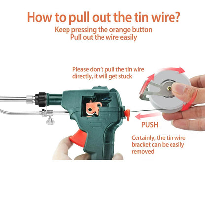 5-in-1 Automatic Hand-Held Soldering Iron Gun Kit DailySale