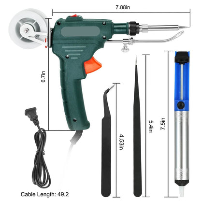5-in-1 Automatic Hand-Held Soldering Iron Gun Kit DailySale