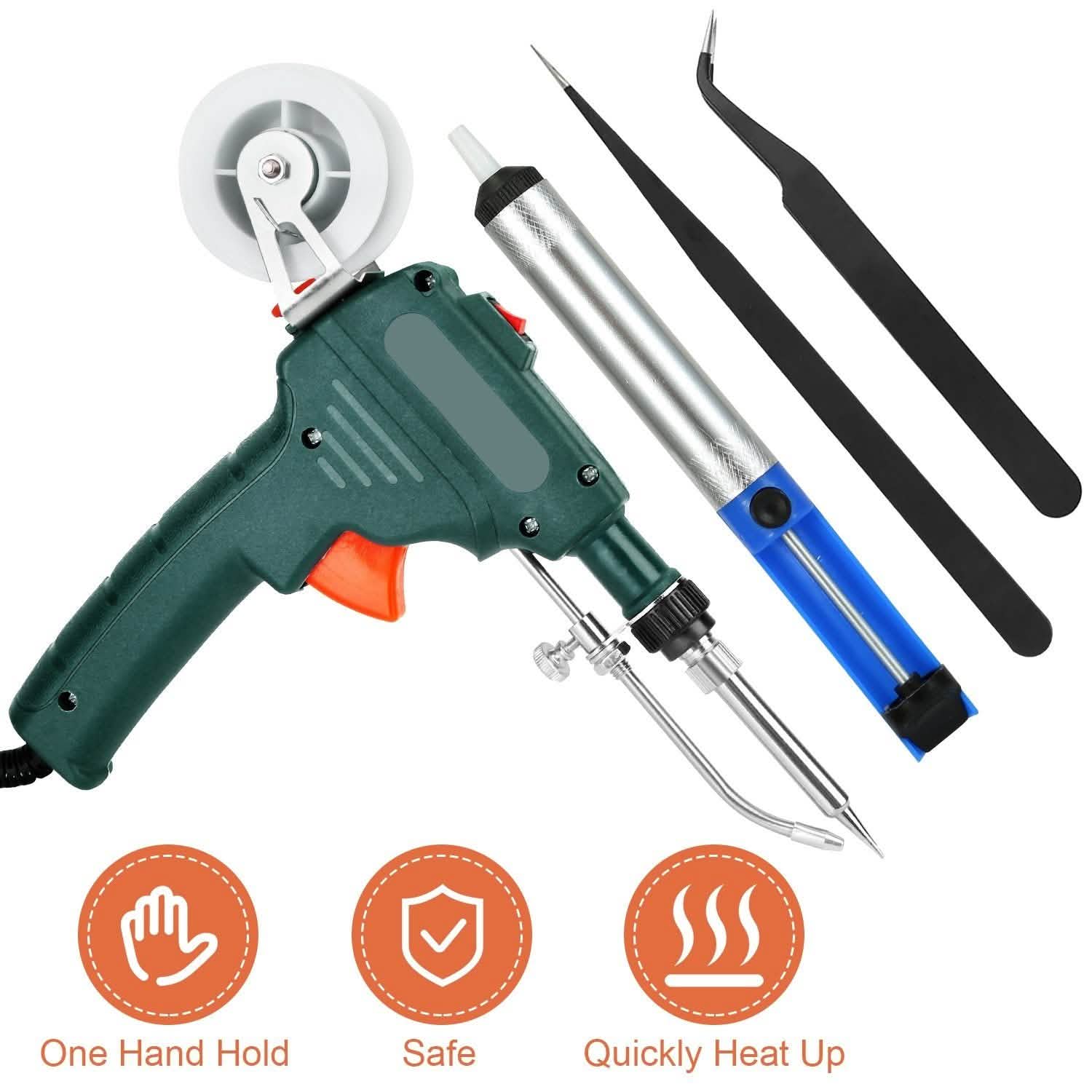 5-in-1 Automatic Hand-Held Soldering Iron Gun Kit DailySale