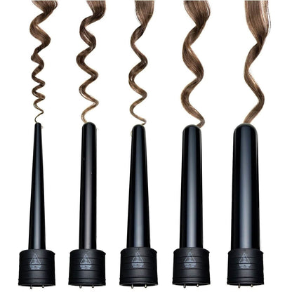 5-in-1 Curling Iron Wand Set Hair Curler Set With 5 Interchangeable Barrels Roller DailySale