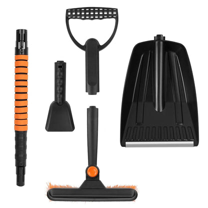 5-in-1 Detachable 180° Adjustable Ice Scraper Snow Shovel DailySale