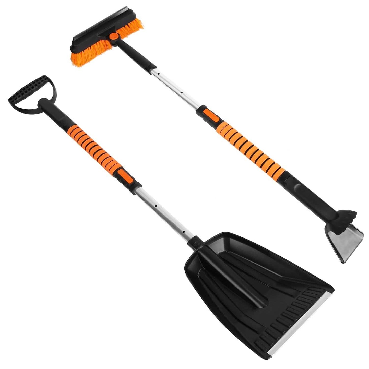 5-in-1 Detachable 180° Adjustable Ice Scraper Snow Shovel DailySale