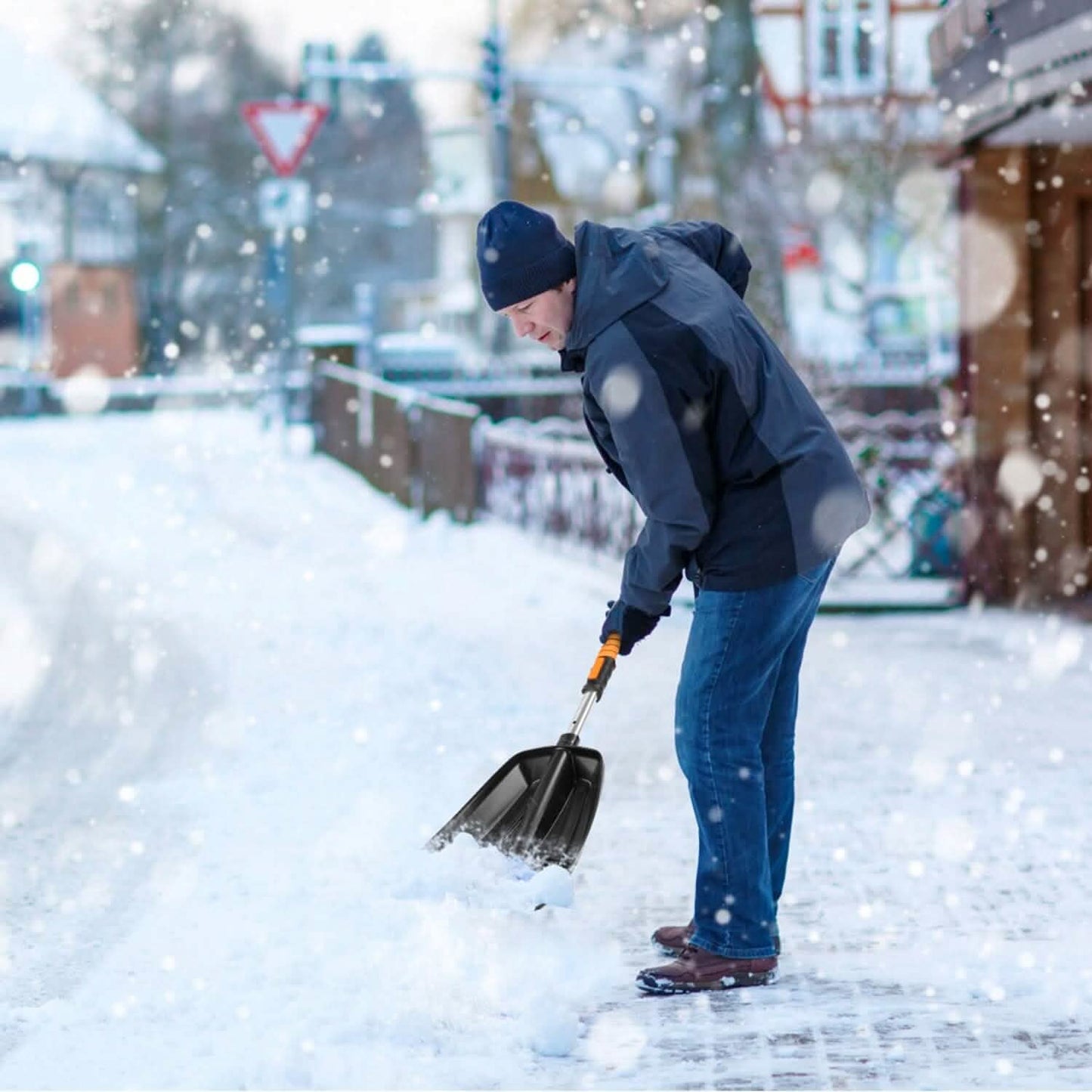 5-in-1 Detachable 180° Adjustable Ice Scraper Snow Shovel DailySale