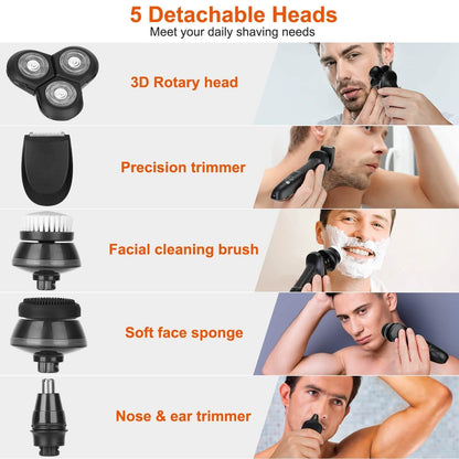 5-in-1 Electric Razor Shaver DailySale