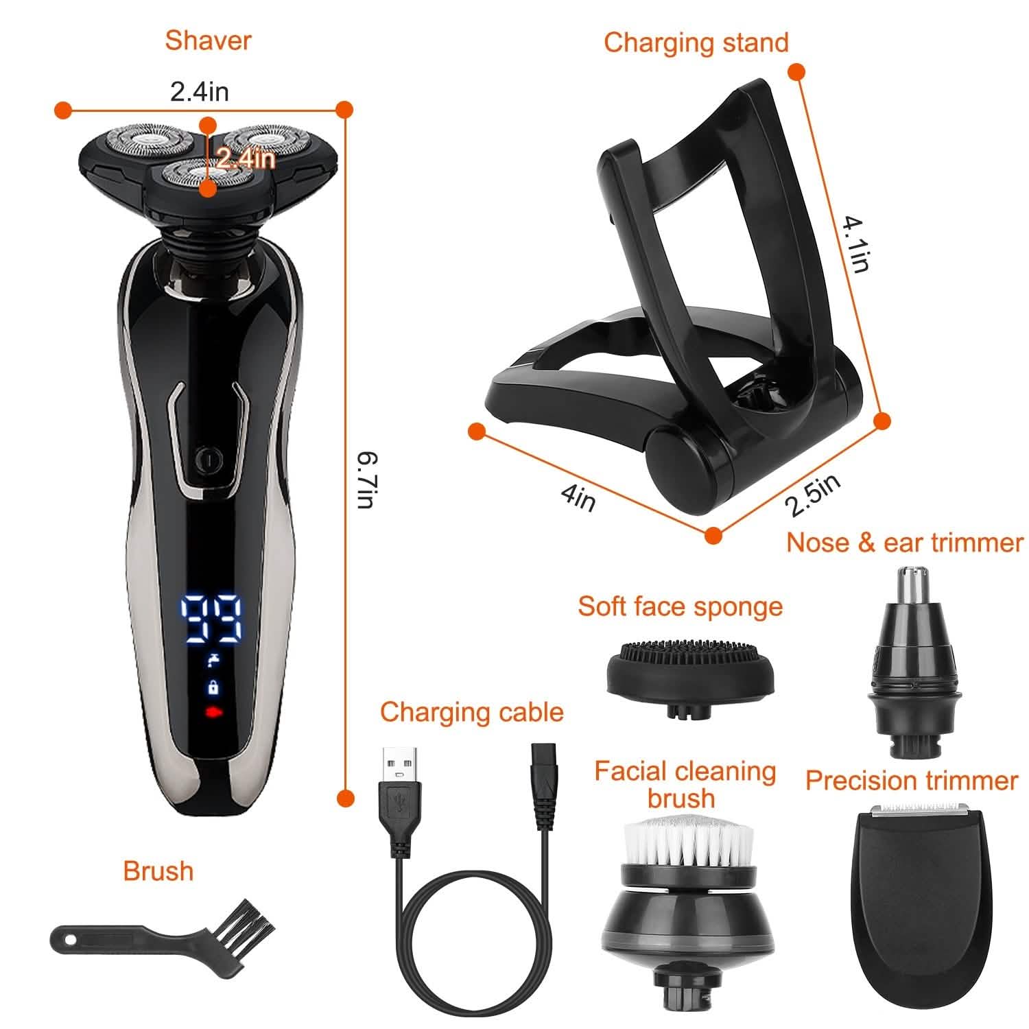 5-in-1 Electric Razor Shaver DailySale