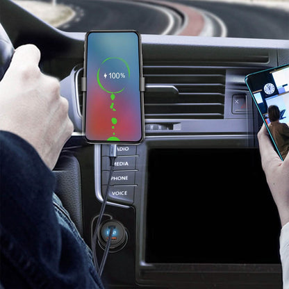 5-in-1 Fast Charge Car Charger QC PD USB Type C LT 5 Port with 4ft Coiled Cable DailySale