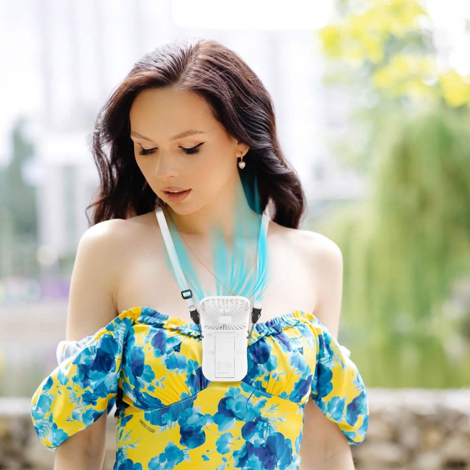 5-in-1 Folding Rechargeable Hands Free Mini Fan DailySale