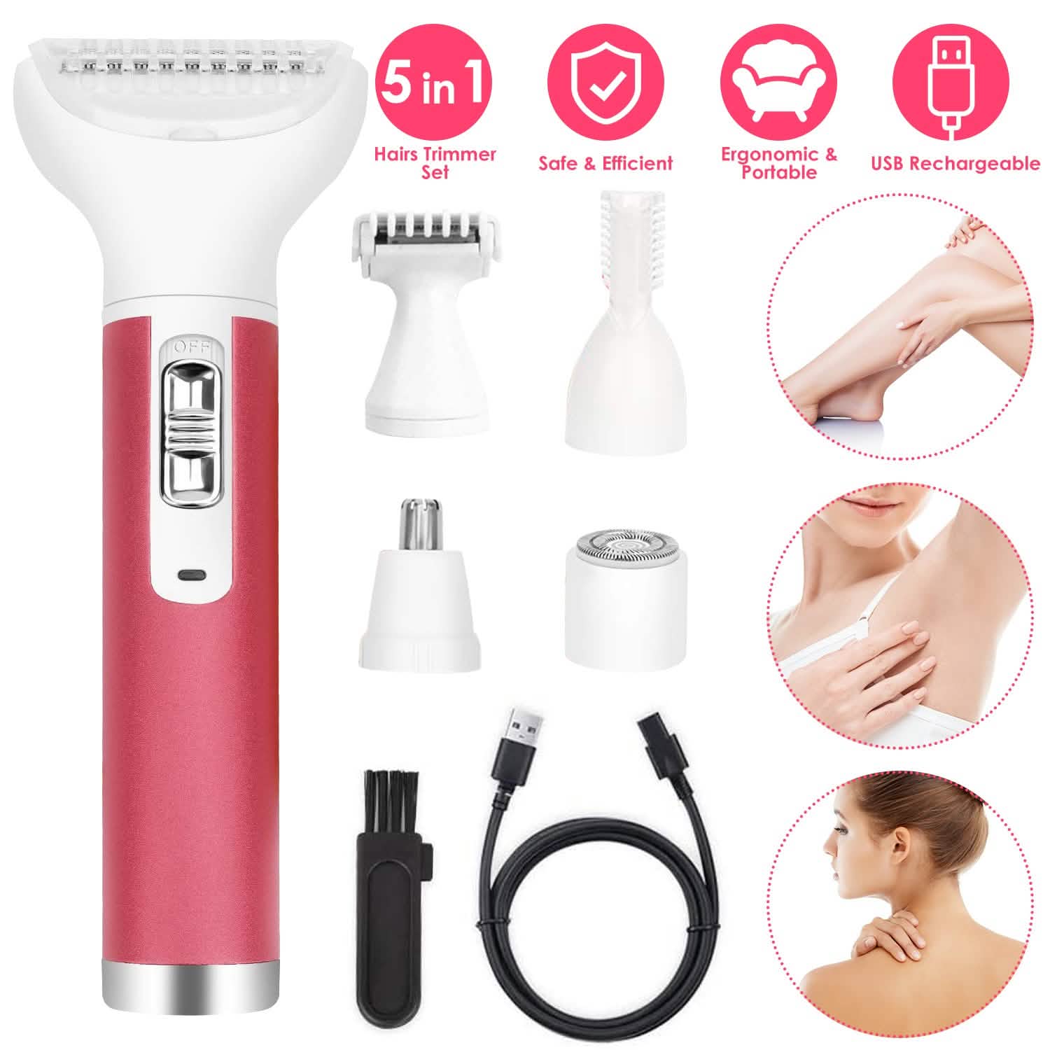 5-in-1 Lady Electric Razor DailySale