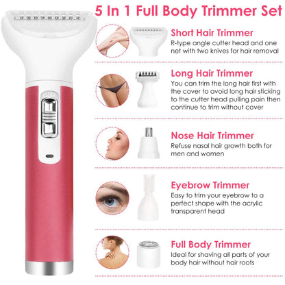 5-in-1 Lady Electric Razor DailySale