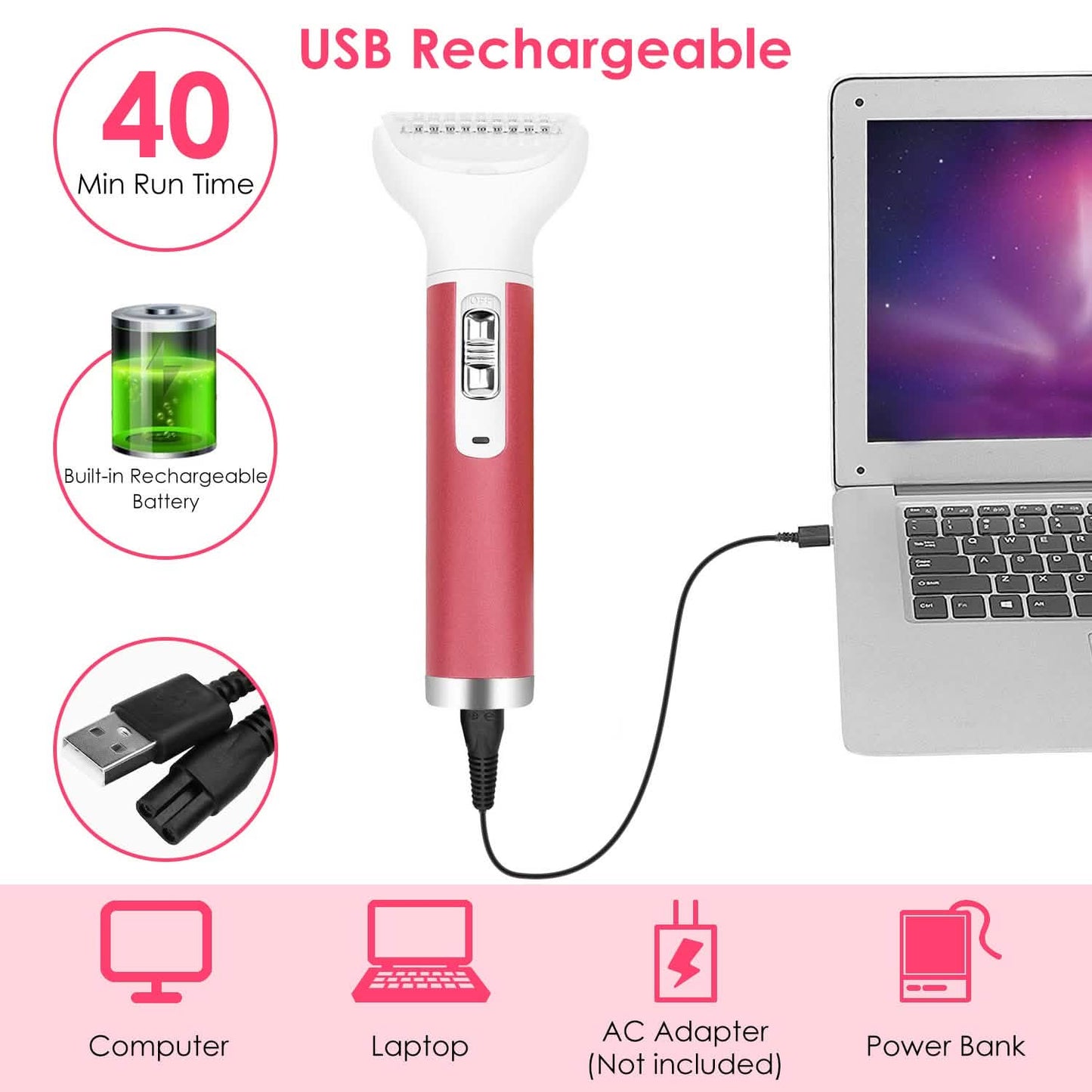 5-in-1 Lady Electric Razor DailySale