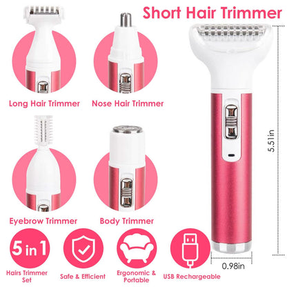 5-in-1 Lady Electric Razor DailySale