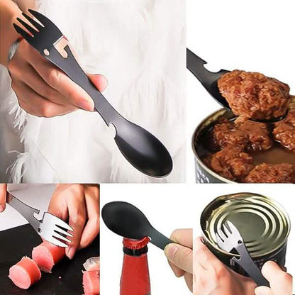 5-in-1 Multifunctional Stainless Steel Fork Knife Spoon Bottle Opener DailySale
