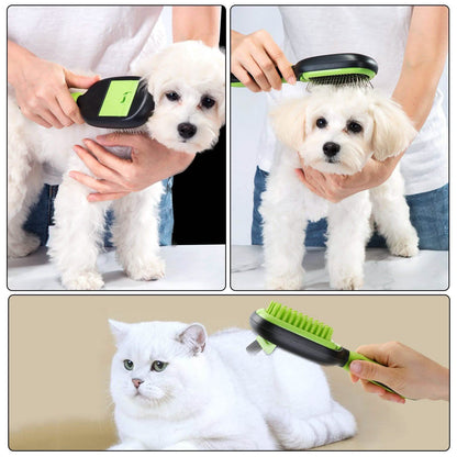 5-in-1 Pet Brush Set Pet Grooming Shedding Massage Combs DailySale