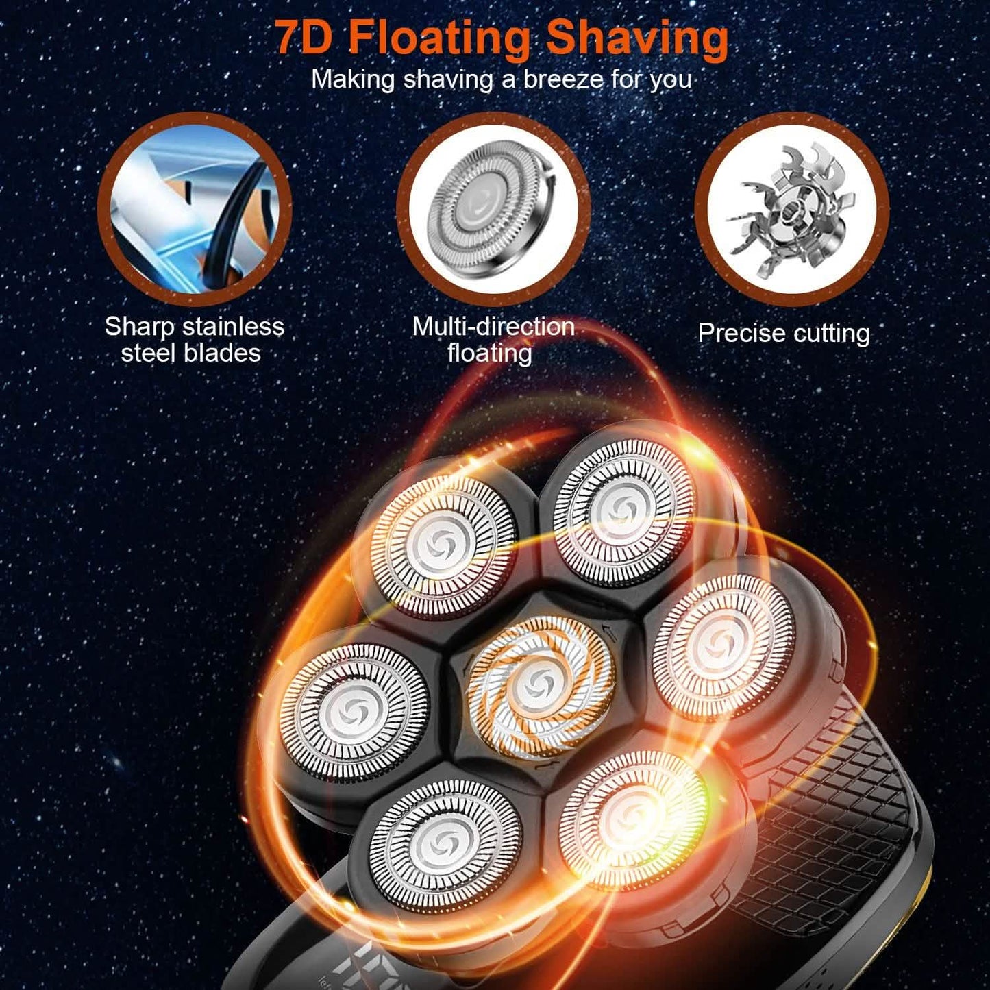 5-in-1 Rechargeable Cordless Trimmer Shaver Kit DailySale