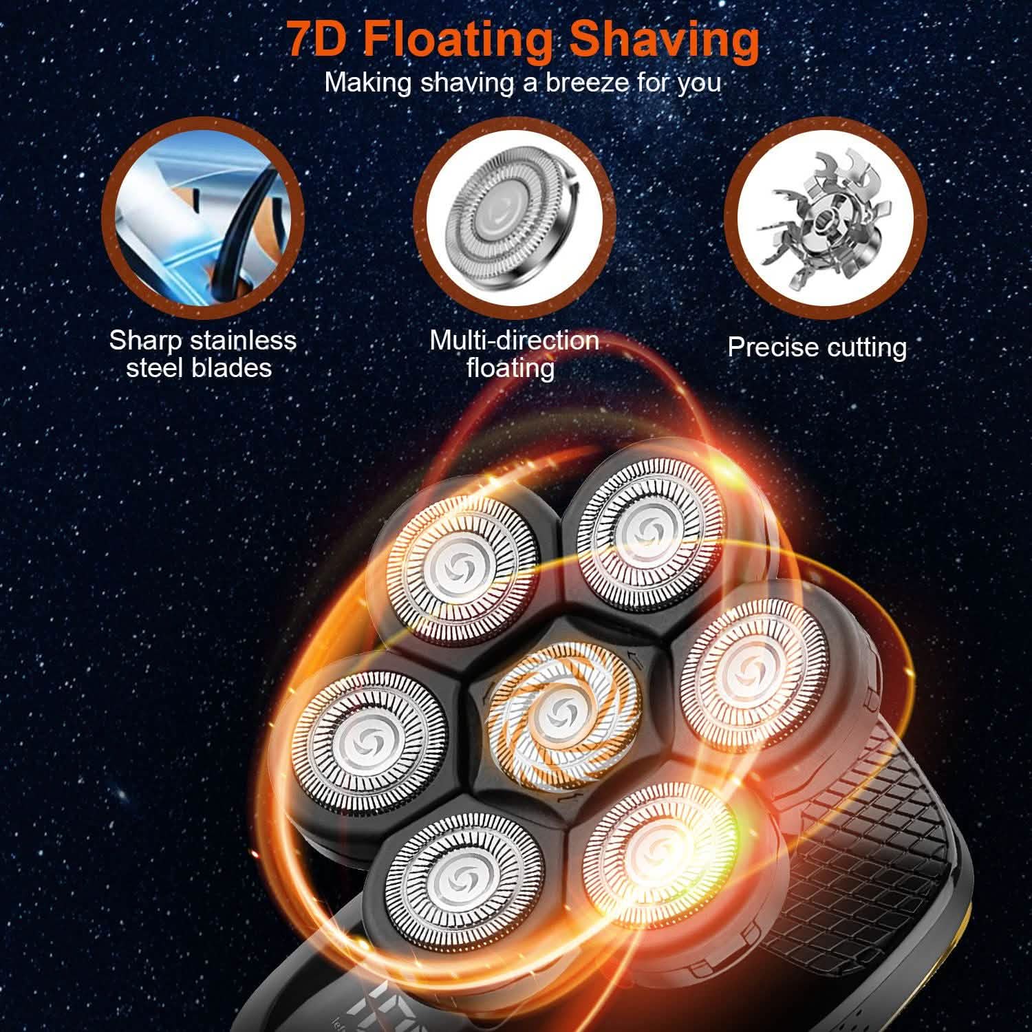 5-in-1 Rechargeable Cordless Trimmer Shaver Kit DailySale