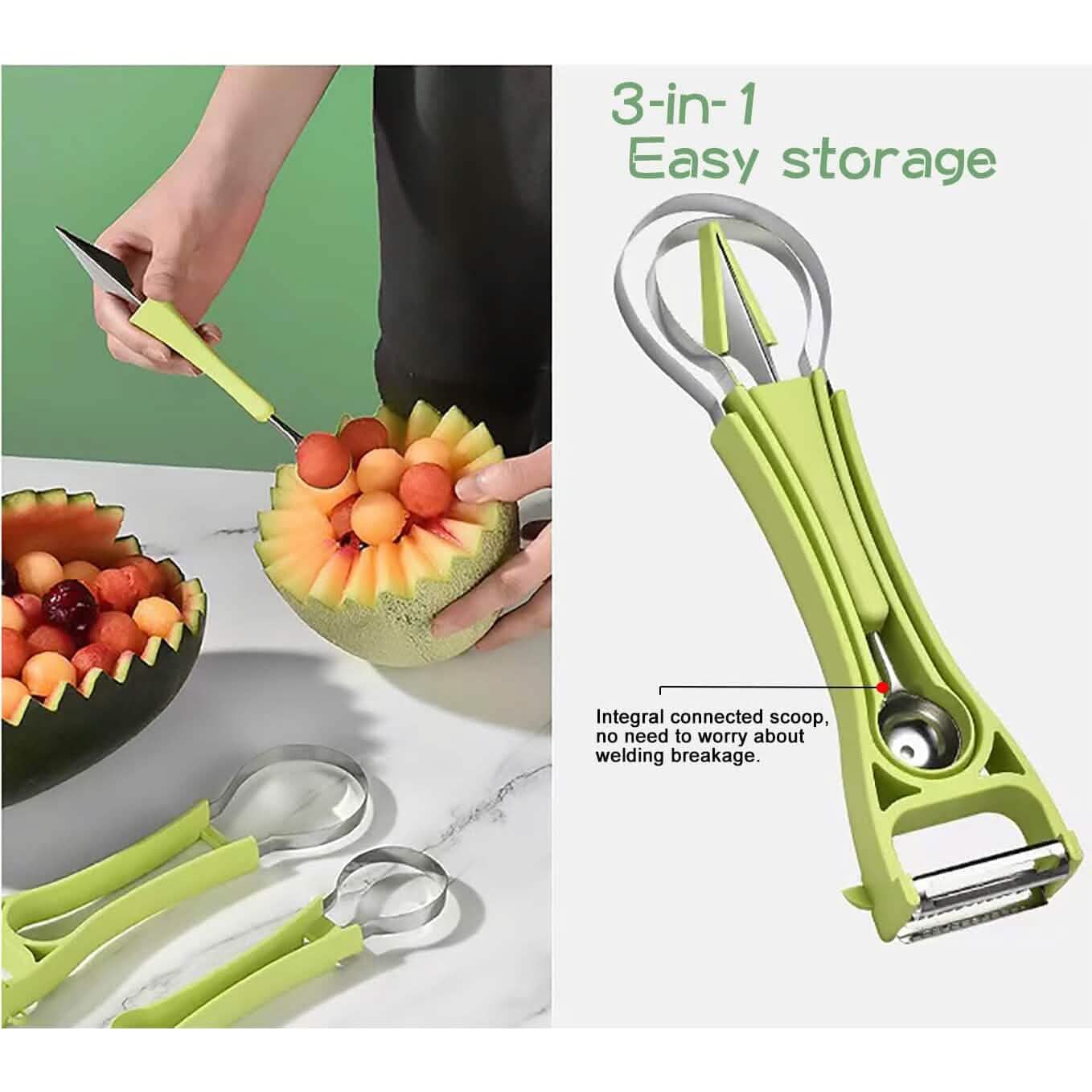 5-in-1 Stainless Steel Fruit Carving Tools DailySale