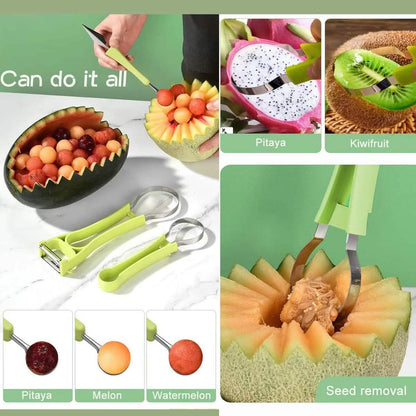 5-in-1 Stainless Steel Fruit Carving Tools DailySale