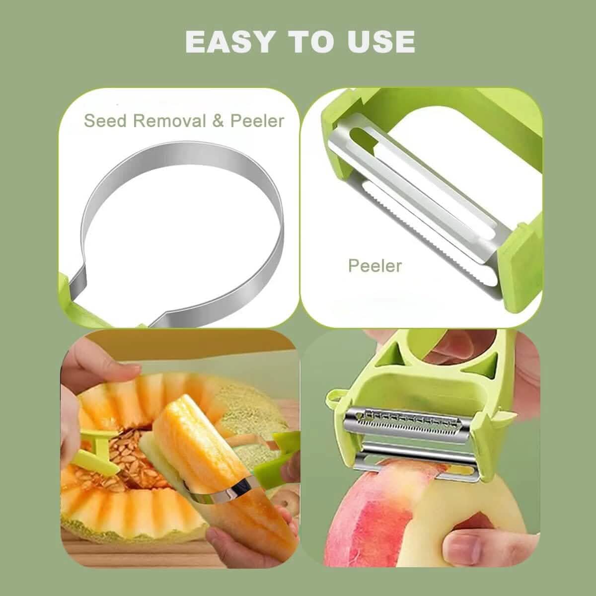 5-in-1 Stainless Steel Fruit Carving Tools DailySale