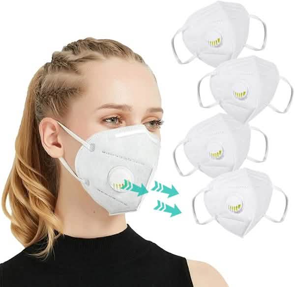 5 Layers KN95 Face Mask with Breathing Valve DailySale