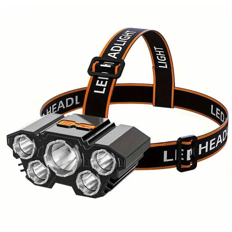 5 LED Headlamp High Lumens Super Bright Outdoor Headlight DailySale