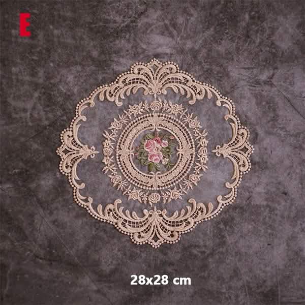 5-Pack: 3 Styles Vintage Lace Embroidery Placemat DailySale