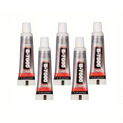 5-Pack: B-7000 Adhesive Glue for Jewelry, Plastic, Metal, Glass, Ceramic DailySale