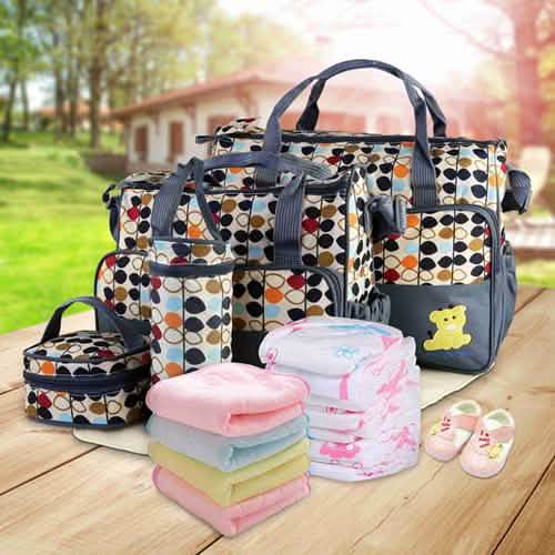 5-Pack: Baby Nappy Diaper Bag Set DailySale