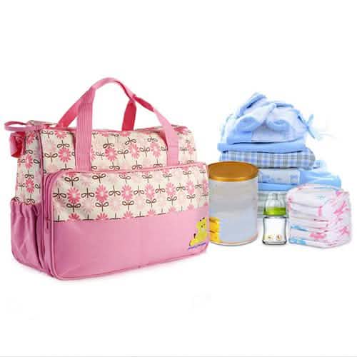 5-Pack: Baby Nappy Diaper Bag Set DailySale