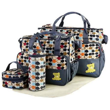 5-Pack: Baby Nappy Diaper Bag Set DailySale
