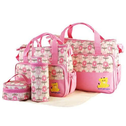 5-Pack: Baby Nappy Diaper Bag Set DailySale