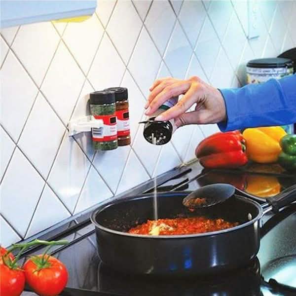 5-Pack: Cabinet Spice Wall Rack Storage DailySale