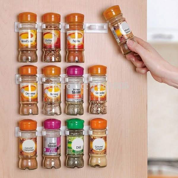 5-Pack: Cabinet Spice Wall Rack Storage DailySale