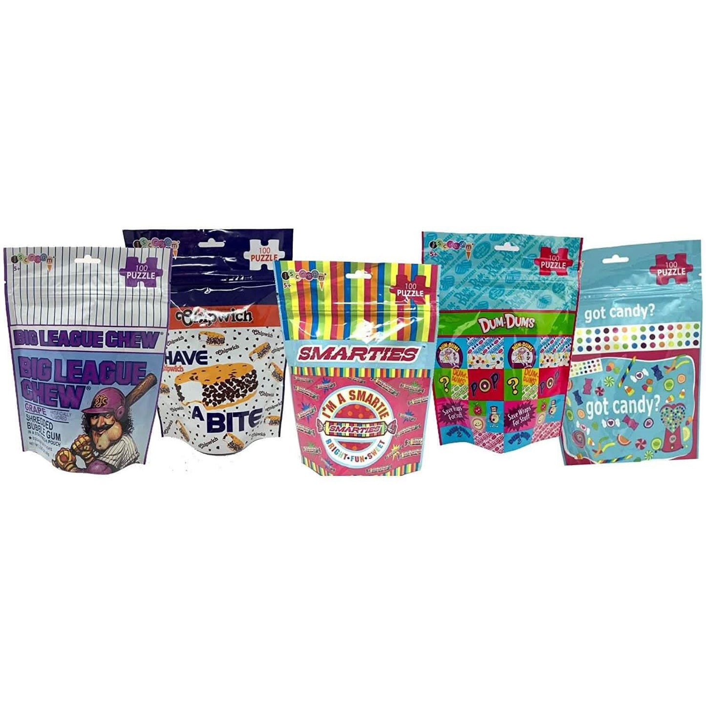 5-Pack: Candy Ice Cream Themed Jigsaw Puzzles DailySale