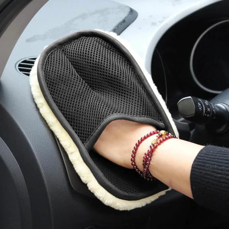 5-Pack: Car Styling Wool Soft Car Washing Gloves Cleaning Brush DailySale