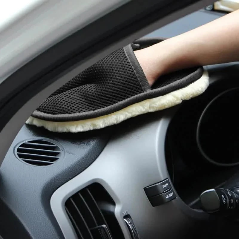 5-Pack: Car Styling Wool Soft Car Washing Gloves Cleaning Brush DailySale