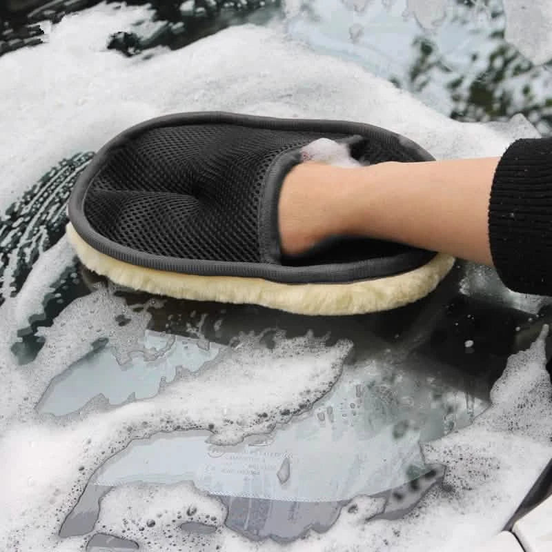 5-Pack: Car Styling Wool Soft Car Washing Gloves Cleaning Brush DailySale