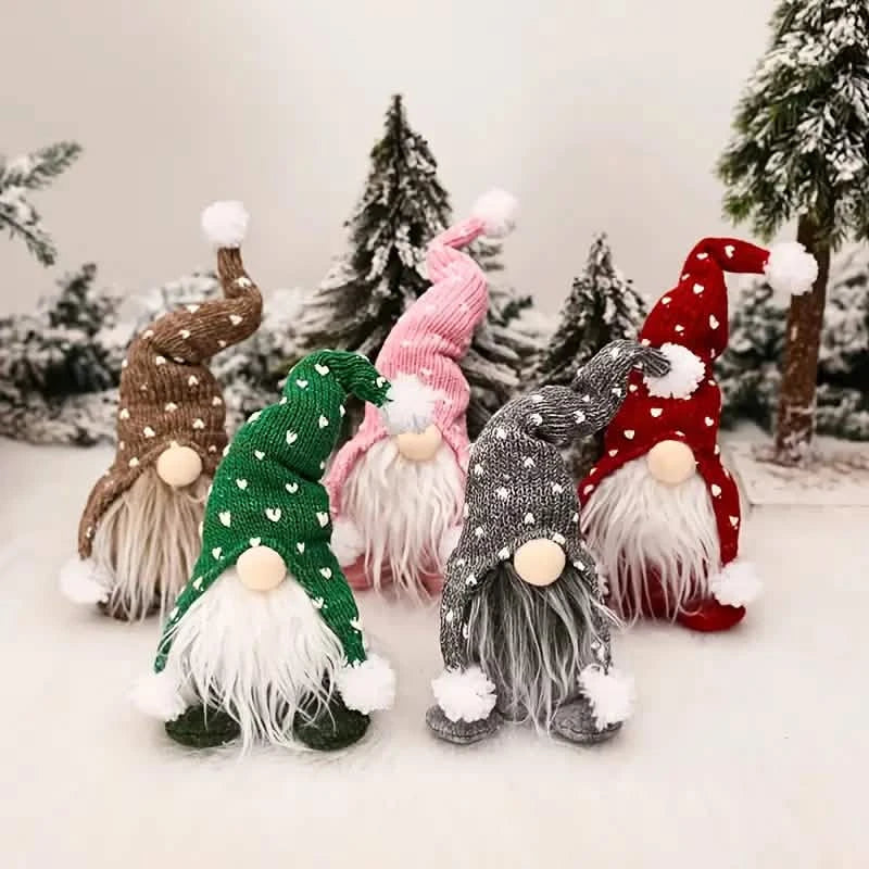 5-Pack: Christmas Gnome Plush Doll DailySale