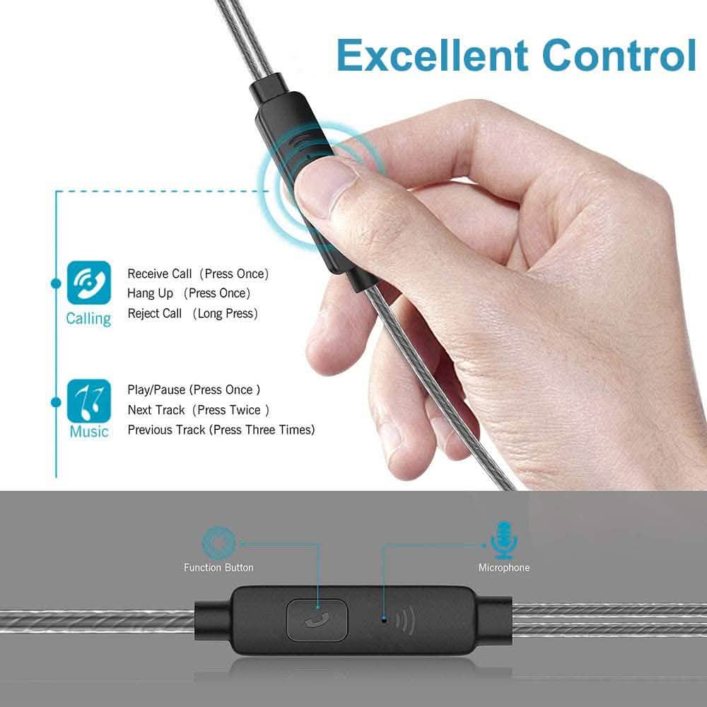 5-Pack: Earbuds Earphones with Microphone DailySale