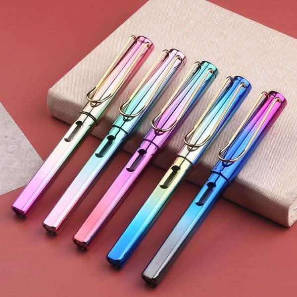 5-Pack: Fashion Color Student Office Fountain Pen School Stationery Supplies Ink Pens DailySale