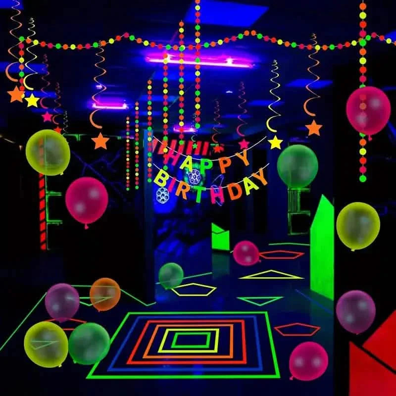 5-Pack:  Fluorescent Light Tape for Party Decorations, Birthdays & Crafts DailySale