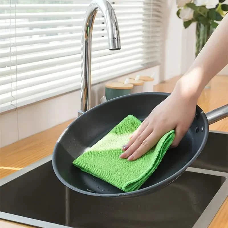 5-Pack: Household Cleaning Towel Set Non-Linting Cleaning Cloth DailySale