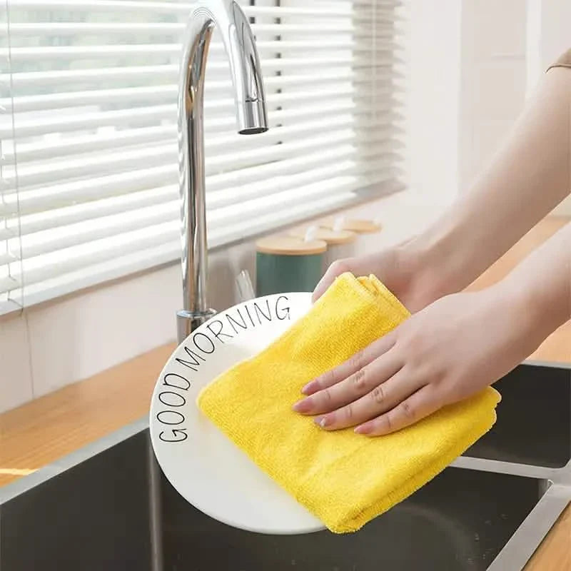 5-Pack: Household Cleaning Towel Set Non-Linting Cleaning Cloth DailySale