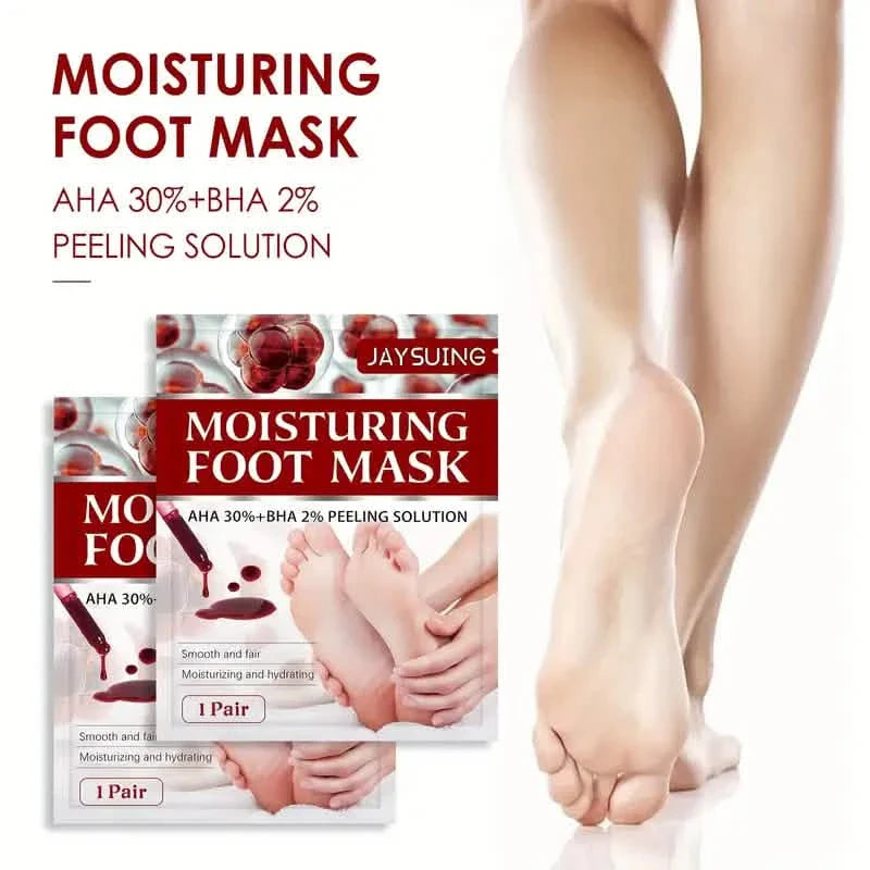 5-Pack: JAYSUING AHA 30% BHA 2% Peeling Solution Foot Mask DailySale