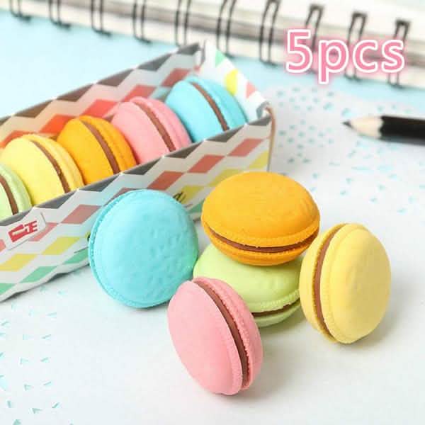 5-Pack: Macaron Erasers DailySale